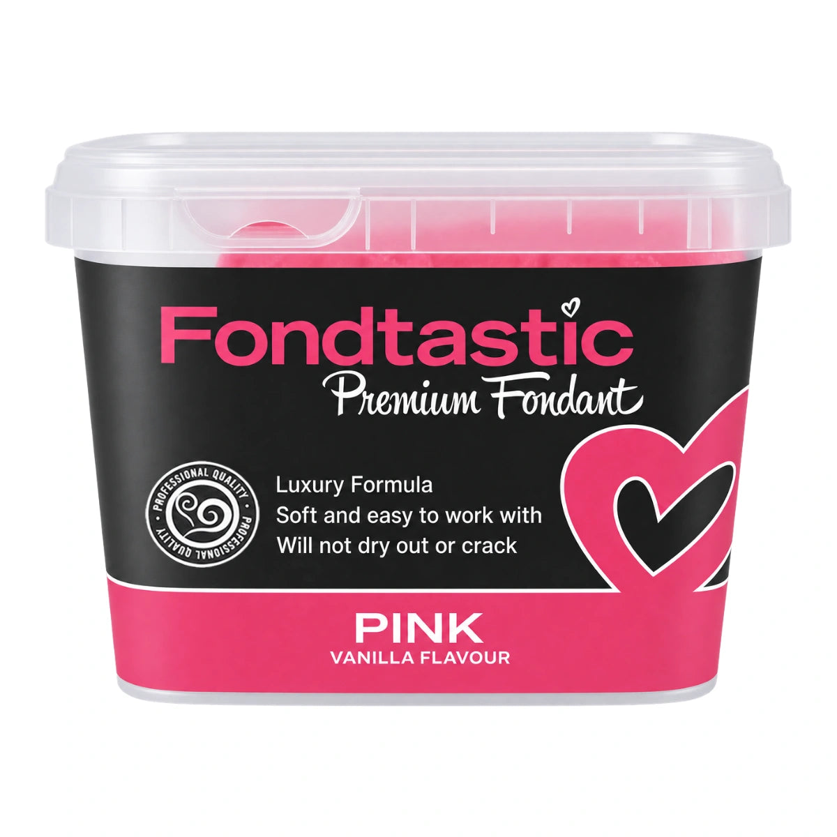 Pink Premium Fondant 1kg - Fondtastic