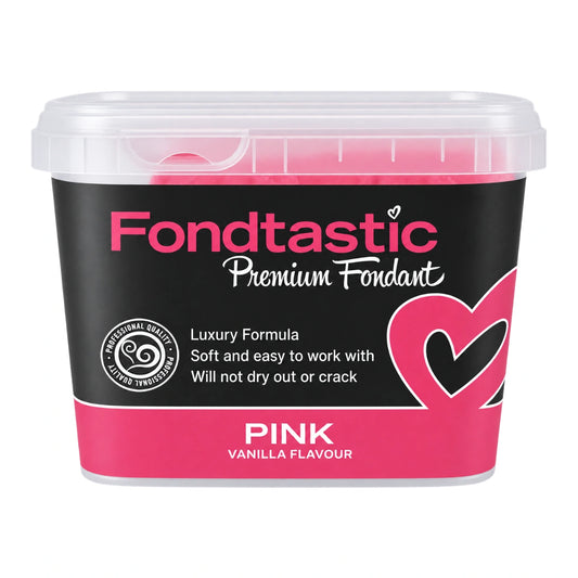 Pink Premium Fondant 1kg - Fondtastic