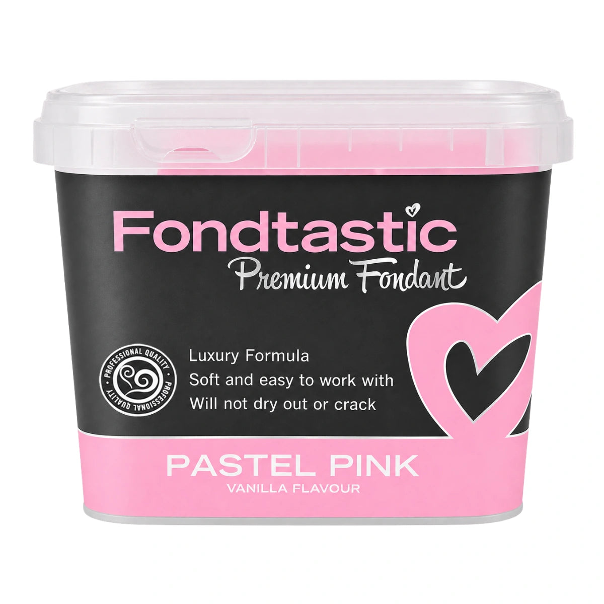 Pastel Pink - Premium Fondant 1kg - Fondtastic