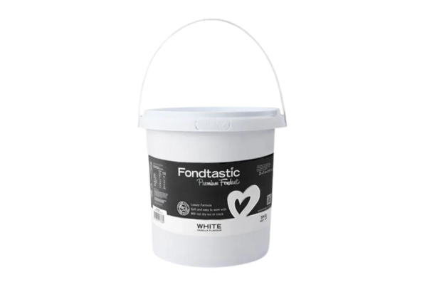 White Premium Fondant 5kg - Fondtastic