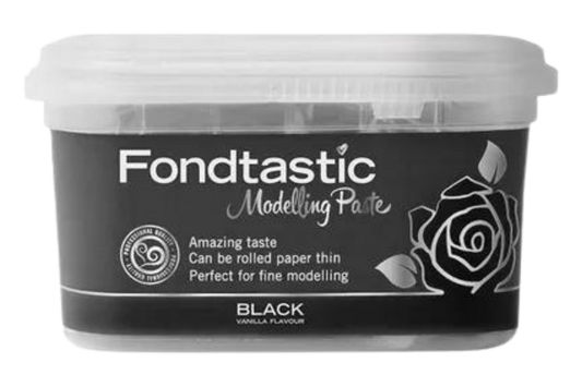 Black Modelling Paste 250g - Fondtastic