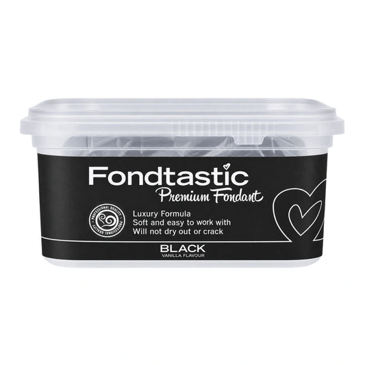 Black Modelling Paste 250g - Fondtastic
