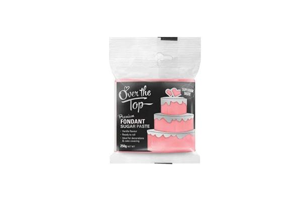 Pink Rose Fondant 250g - Over The Top