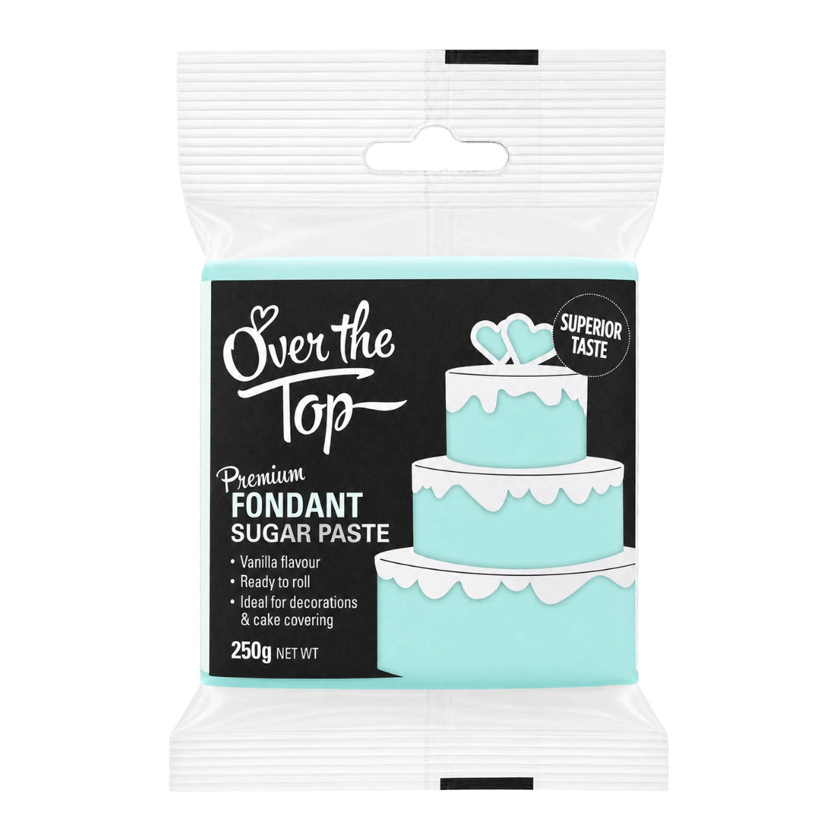 Sky Blue Fondant 250g - Over The Top