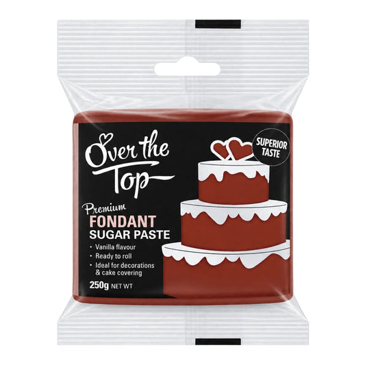 Warm Brown Fondant 250g - Over The Top