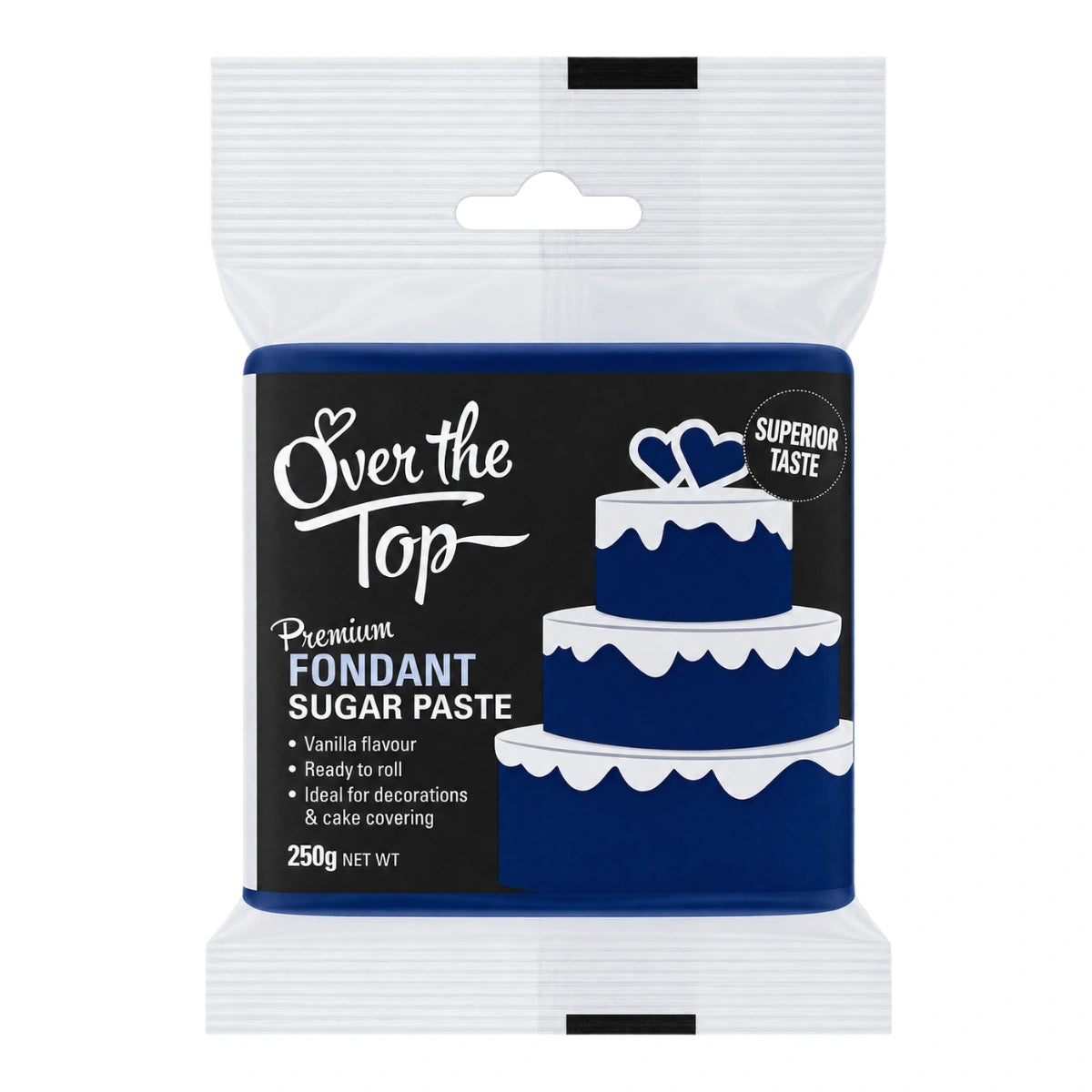 Blue Navy Fondant 250g - Over The Top