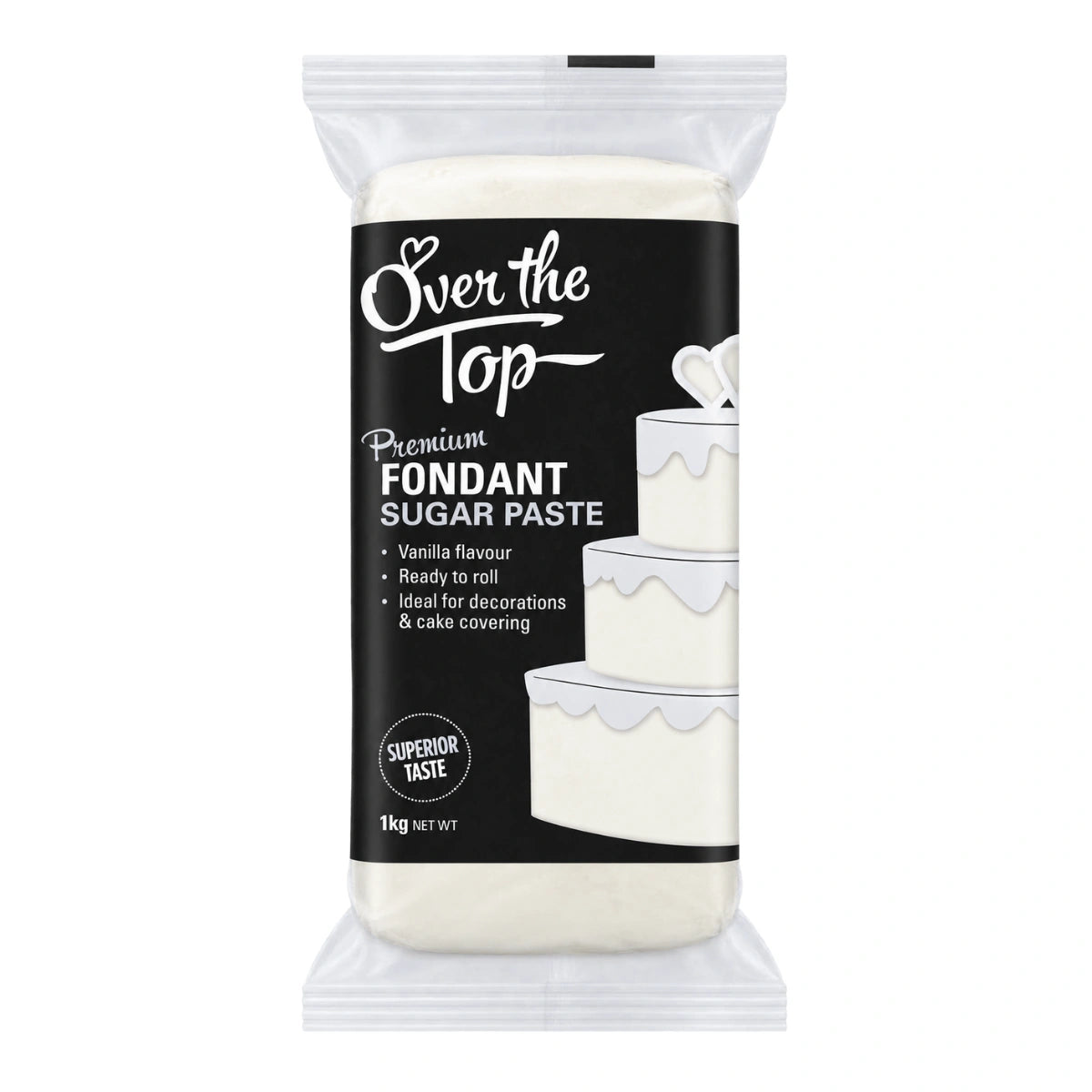 White Pure Fondant 1kg - Over The Top