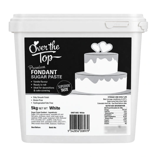 White Pure Fondant 5kg - Over The Top
