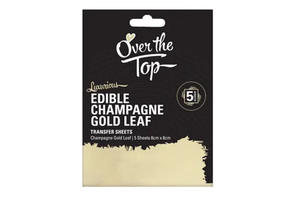Gold Champagne Leaf Transfer Sheet - Over The Top