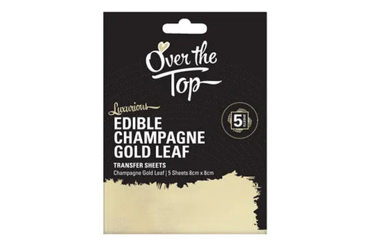 Gold Champagne Leaf Transfer Sheet - Over The Top