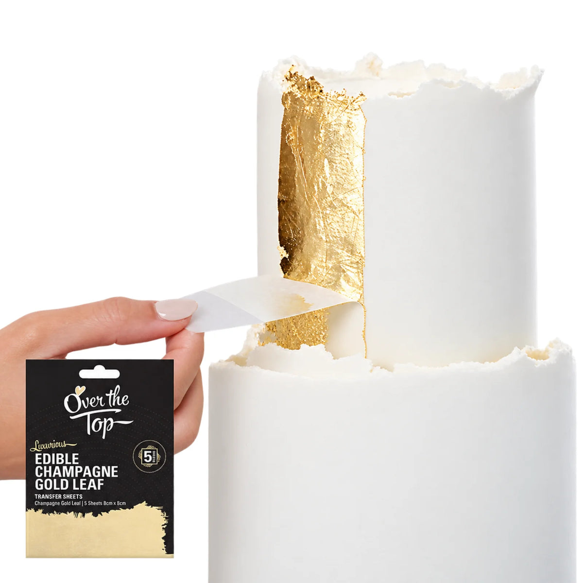 Gold Champagne Leaf Transfer Sheet - Over The Top