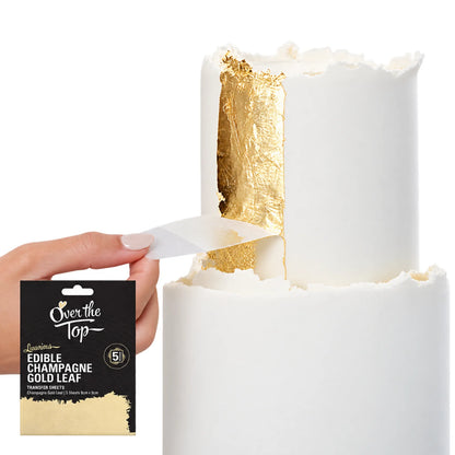 Gold Champagne Leaf Transfer Sheet - Over The Top