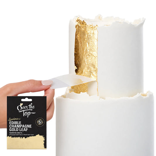 Gold Champagne Leaf Transfer Sheet - Over The Top