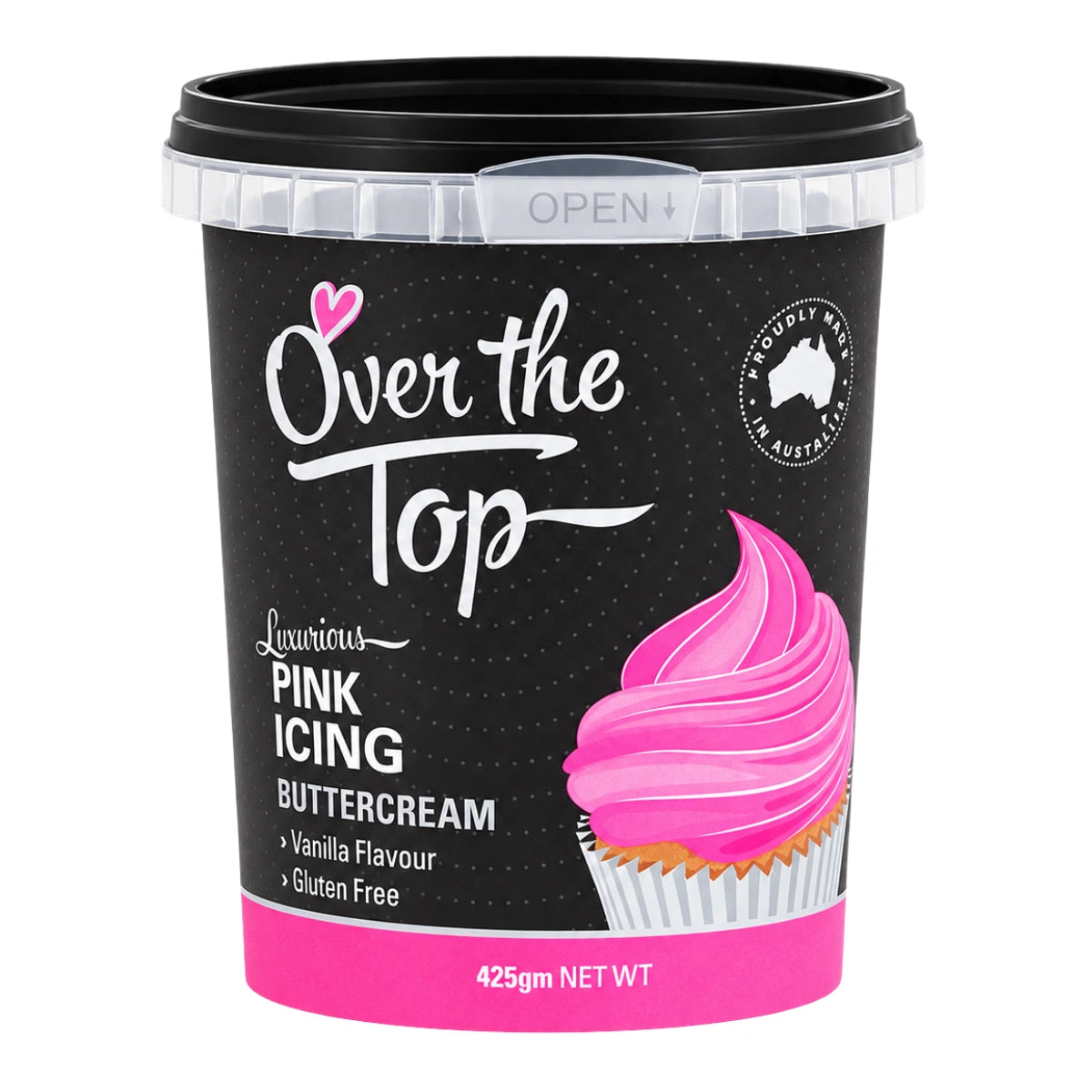 Pink Buttercream 425g - Over The Top