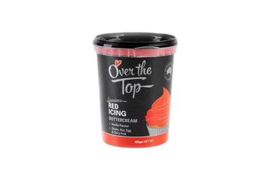 Red Buttercream 425g - Over The Top