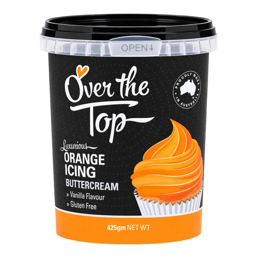 Orange Buttercream 425g - Over The Top
