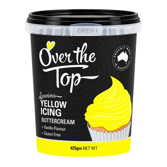 Yellow Buttercream 425g - Over The Top