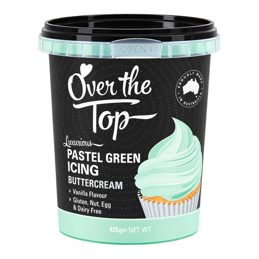 Pastel Green Buttercream 425g - Over The Top