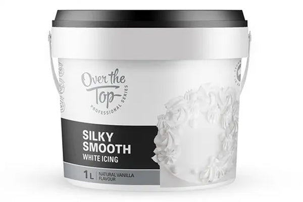 White (850g) OTT Silky Smooth Icing 1L - Over The Top