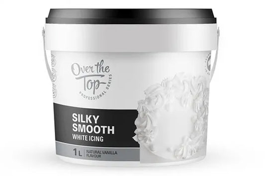 White (850g) OTT Silky Smooth Icing 1L - Over The Top