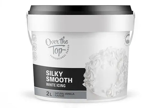 White (1.7kg) OTT Silky Smooth Icing 2L - Over The Top