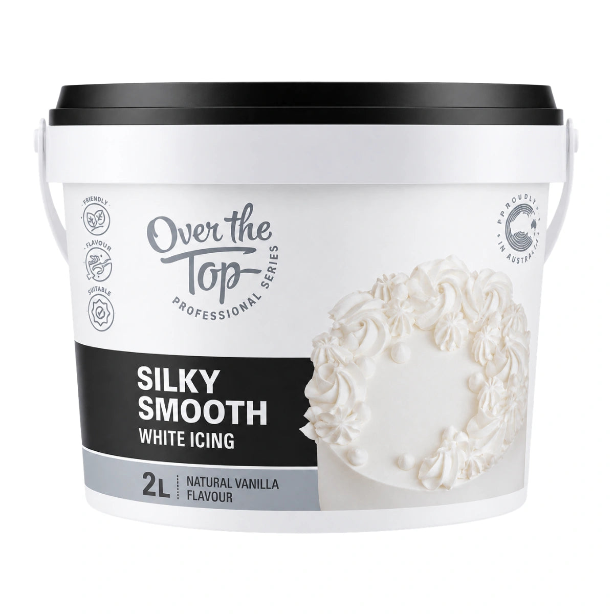 White (1.7kg) OTT Silky Smooth Icing 2L - Over The Top