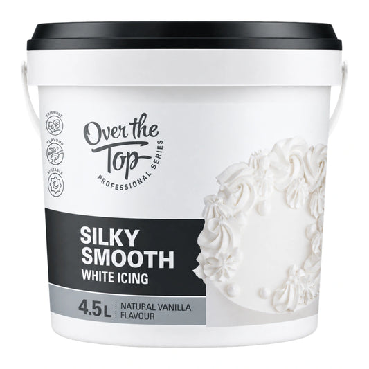 White OTT Silky Smooth Icing 4.5L - Over The Top
