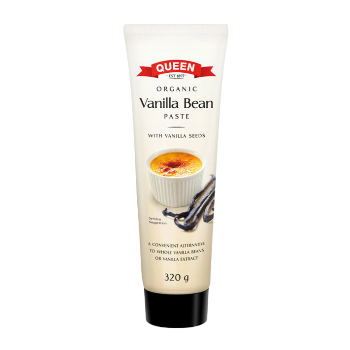 Organic Vanilla Paste Tube 320g - Queen Professional