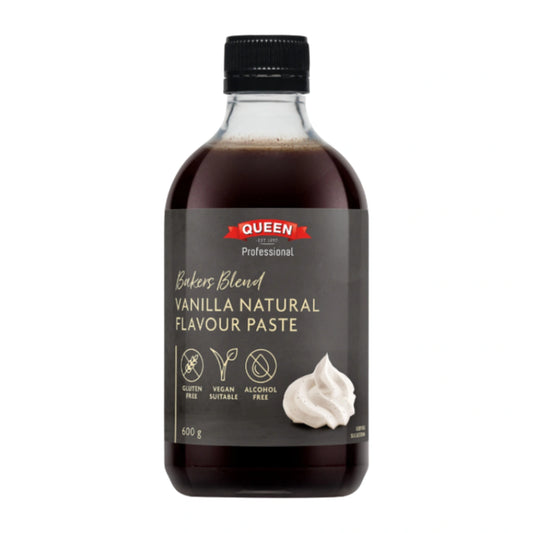 Vanilla Natural Flavour Paste Bakers Blend 600g - Queen Professional