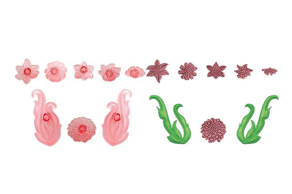 Floral Scrolls and Trims - Cutters (8 Pack) - JEM