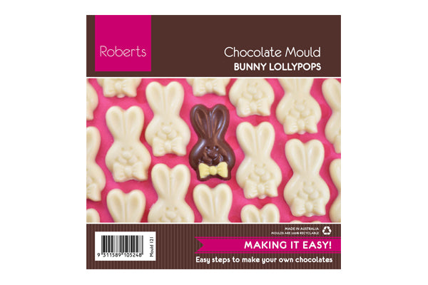 Easter Bunny Lollypop Stick 121 6cm - Roberts Edible Craft – My Dream Cake