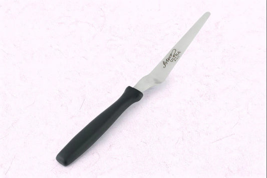 Ateco Spatula - 4.75in Pointed Offset Spatula with Plastic Handle