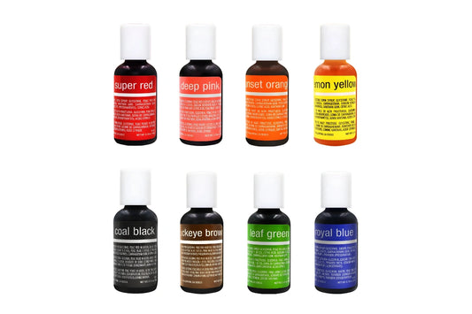 8 Clr Liqua-Gel Kit - Chefmaster