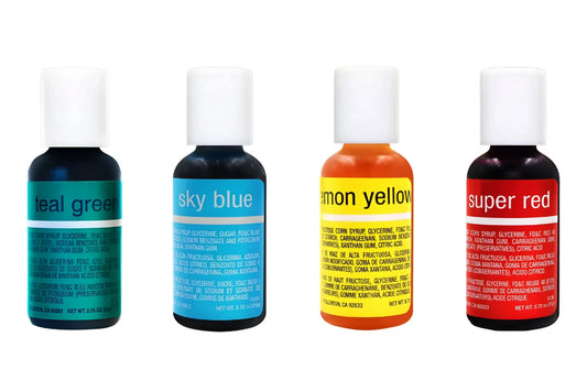 4 Colour Primary Kit 0.7oz / 20g - Chefmaster