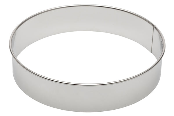 Round Pastry Baking Ring Stainless Cutter 8 Inch - Ateco