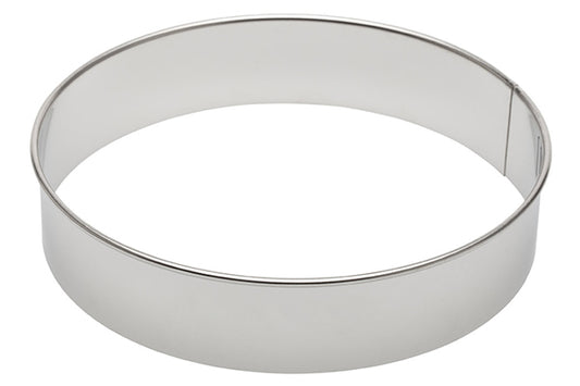 Round Pastry Baking Ring Stainless Cutter 8 Inch - Ateco