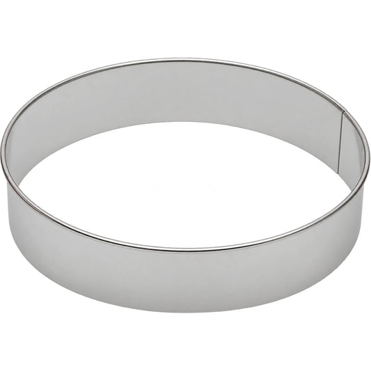 Round Pastry Baking Ring Stainless Cutter 8 Inch - Ateco