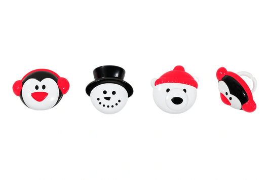 Holiday Pals Cupcake Ring (6 Pack) - Bakery Crafts