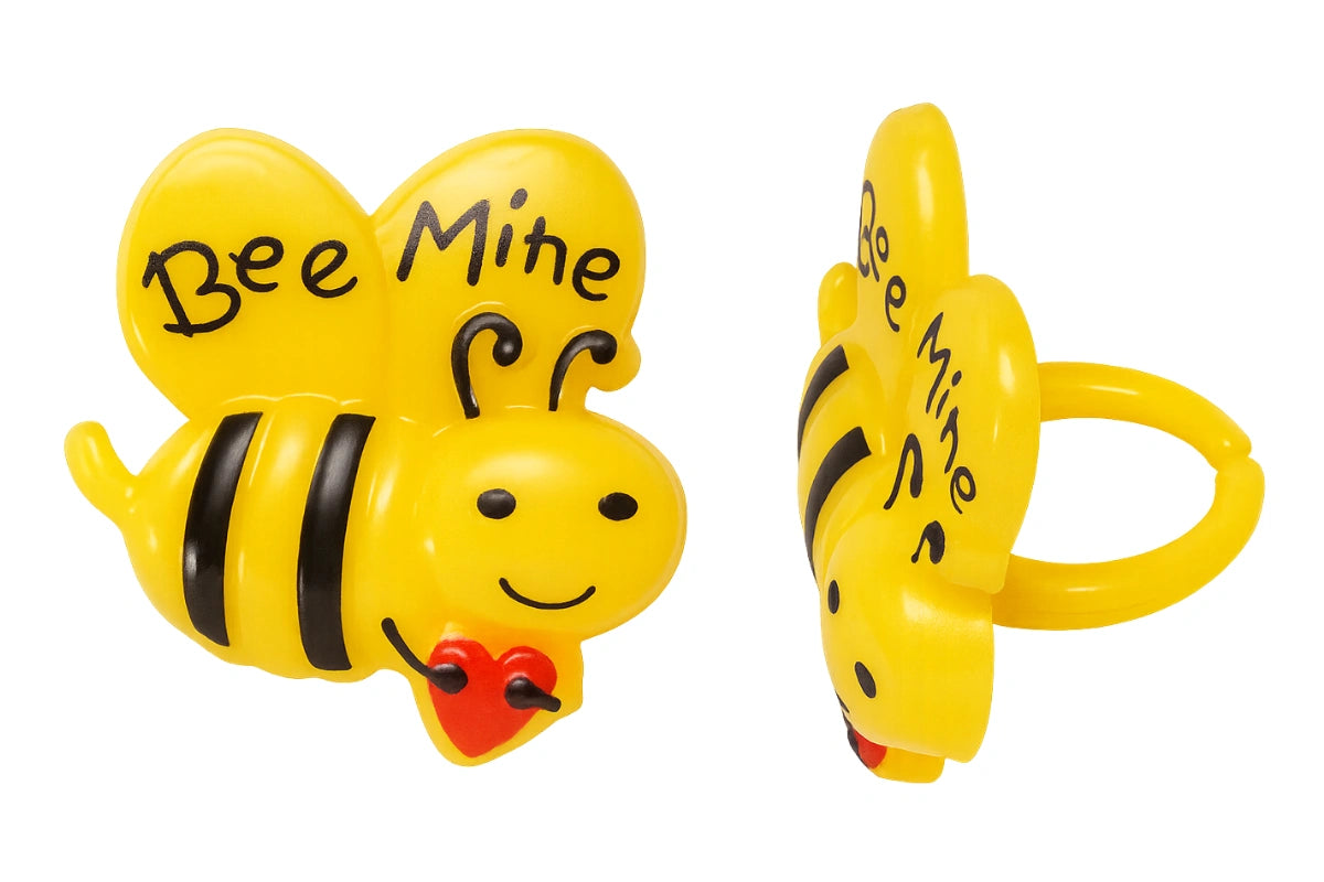 Bee Mine Cupcake Rings - Bakery Crafts