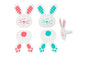 Bunny and Tails Cupcake Rings - Bakery Crafts