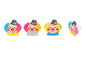 Jolly Clowns Cupcake Rings (9 Pack) - Bakery Crafts