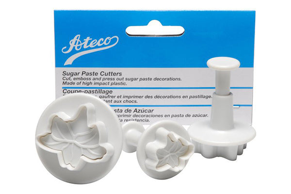 Lily Sugar Paste Plunger Cutter (3 Pack) - Ateco