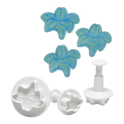 Lily Sugar Paste Plunger Cutter (3 Pack) - Ateco