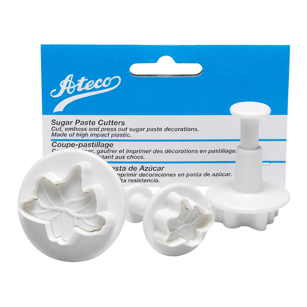 Lily Sugar Paste Plunger Cutter (3 Pack) - Ateco