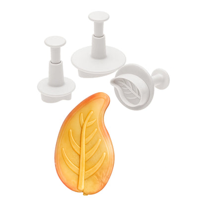 Curved Leaf Sugar Paste Cutters - Ateco