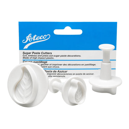Curved Leaf Sugar Paste Cutters - Ateco