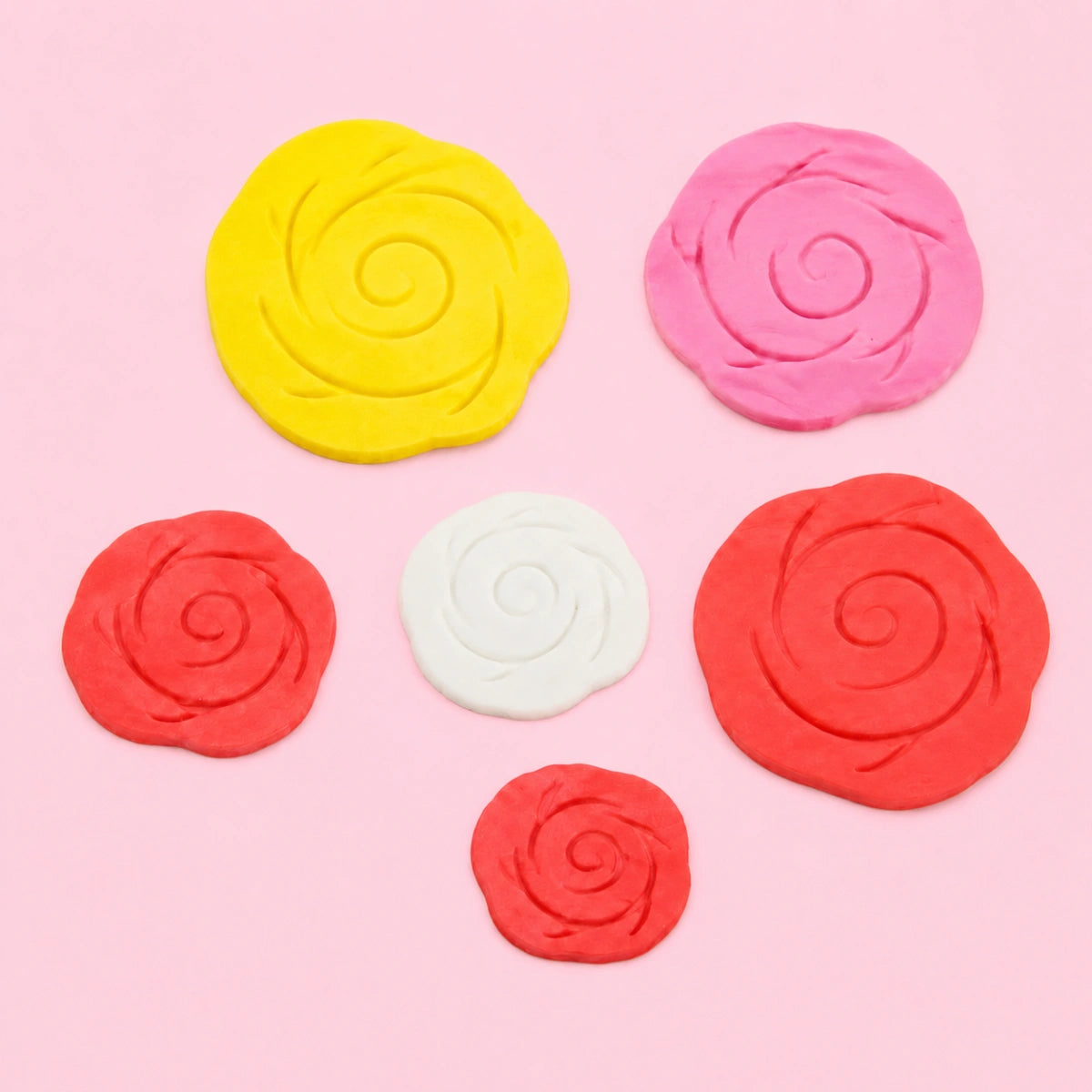 3 Rose Sugar Paste Plunger Cutter Set - Ateco