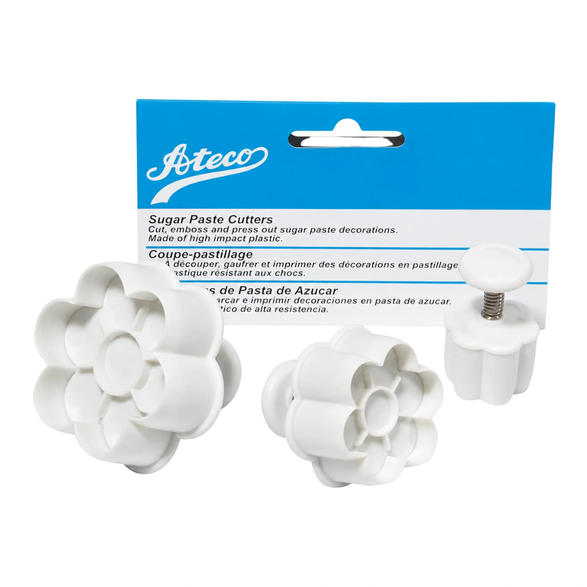6 Petal Flower Plunger Cutter (3 Pack) - Ateco