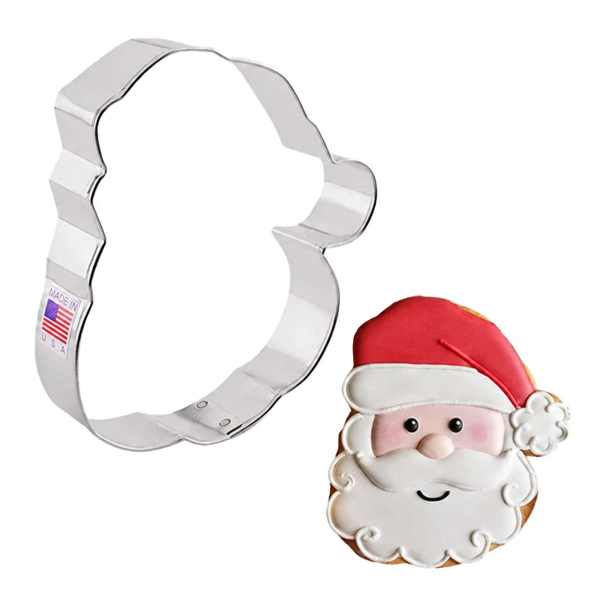 Santa Face Cookie Cutter - Ann Clark