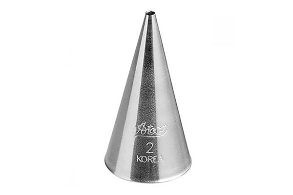 Ateco Round Piping Tips - Number 2